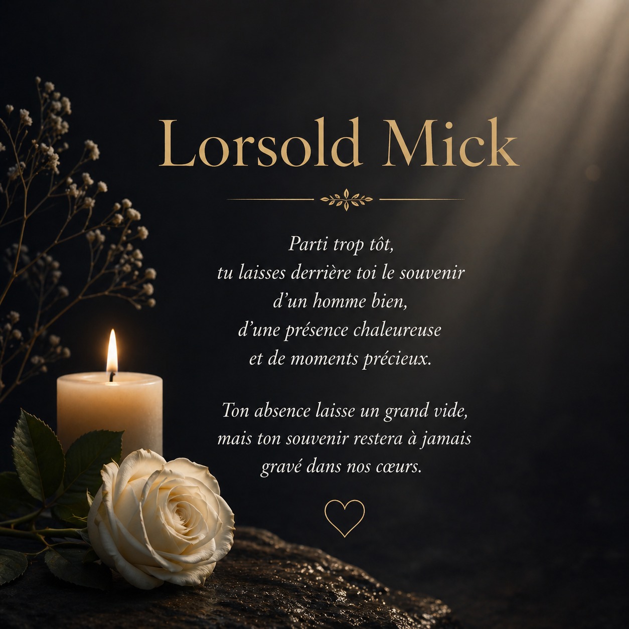 Photo de Mick Justin LORSOLD